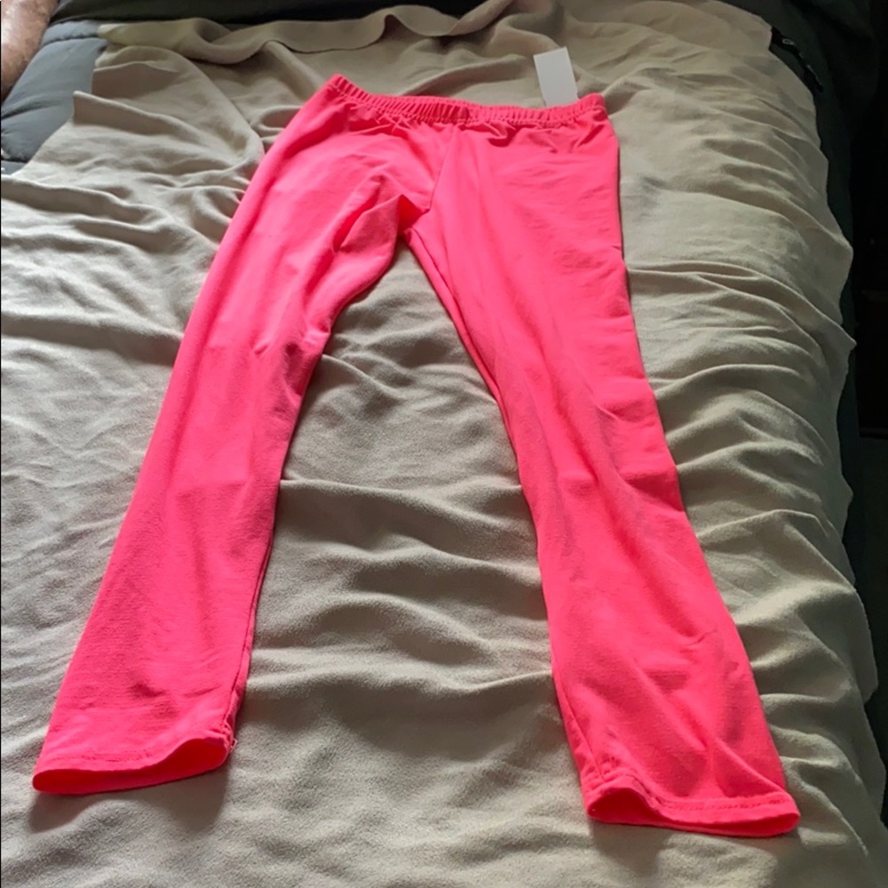 Hot pink leggings